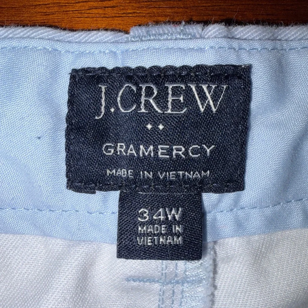 J. Crew Blue Gramercy Flamingo Print 100% Cotton Chino 8.5